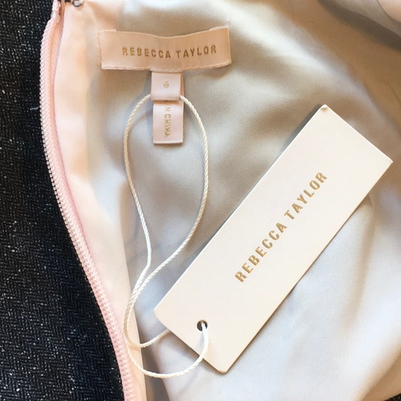 Rebecca Taylor Ruffled Herringbone Dress - Picture 9 of 11